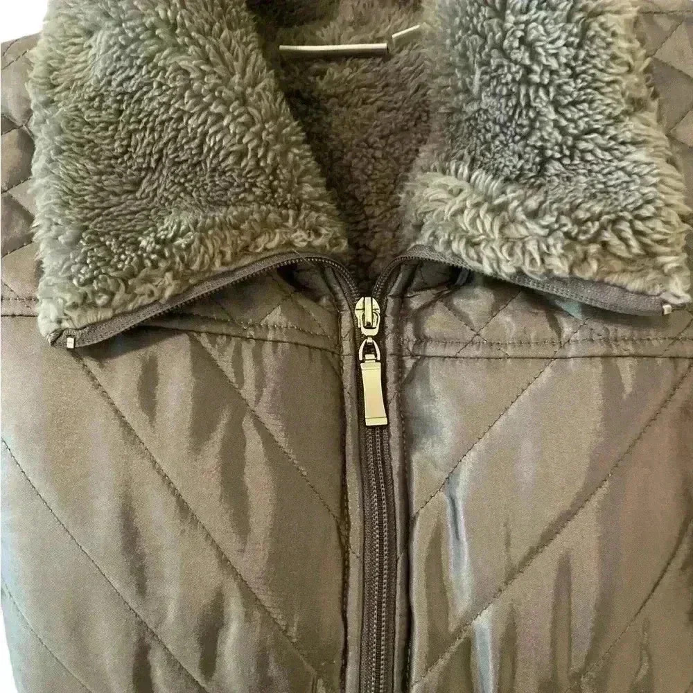 Denim & Co Gray Vest Women’s Size L